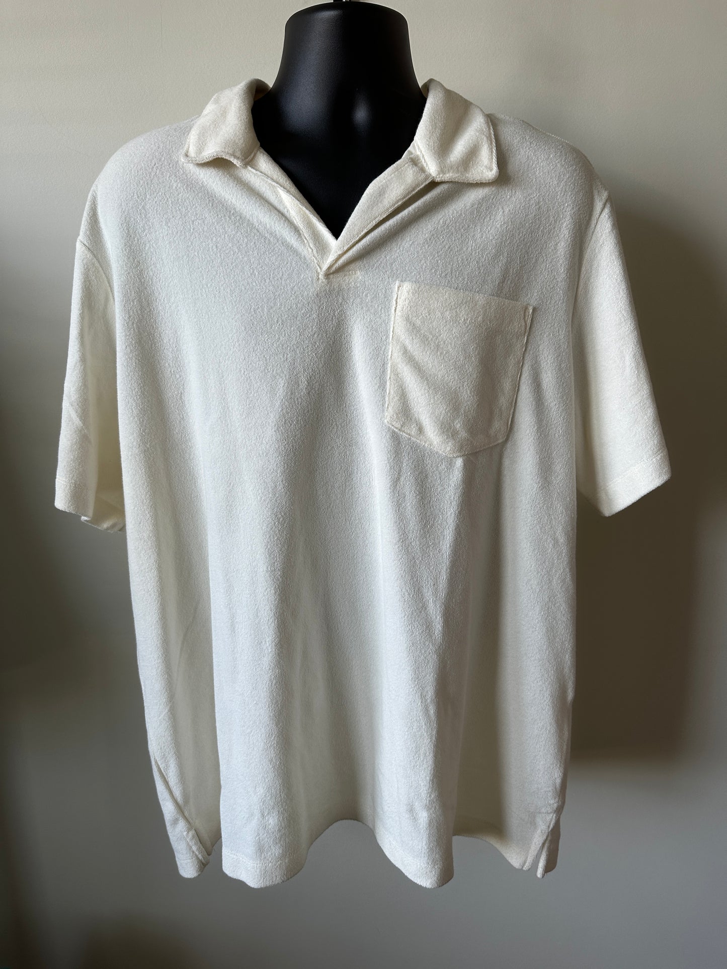 H&M Regular Fit Terry Polo Shirt