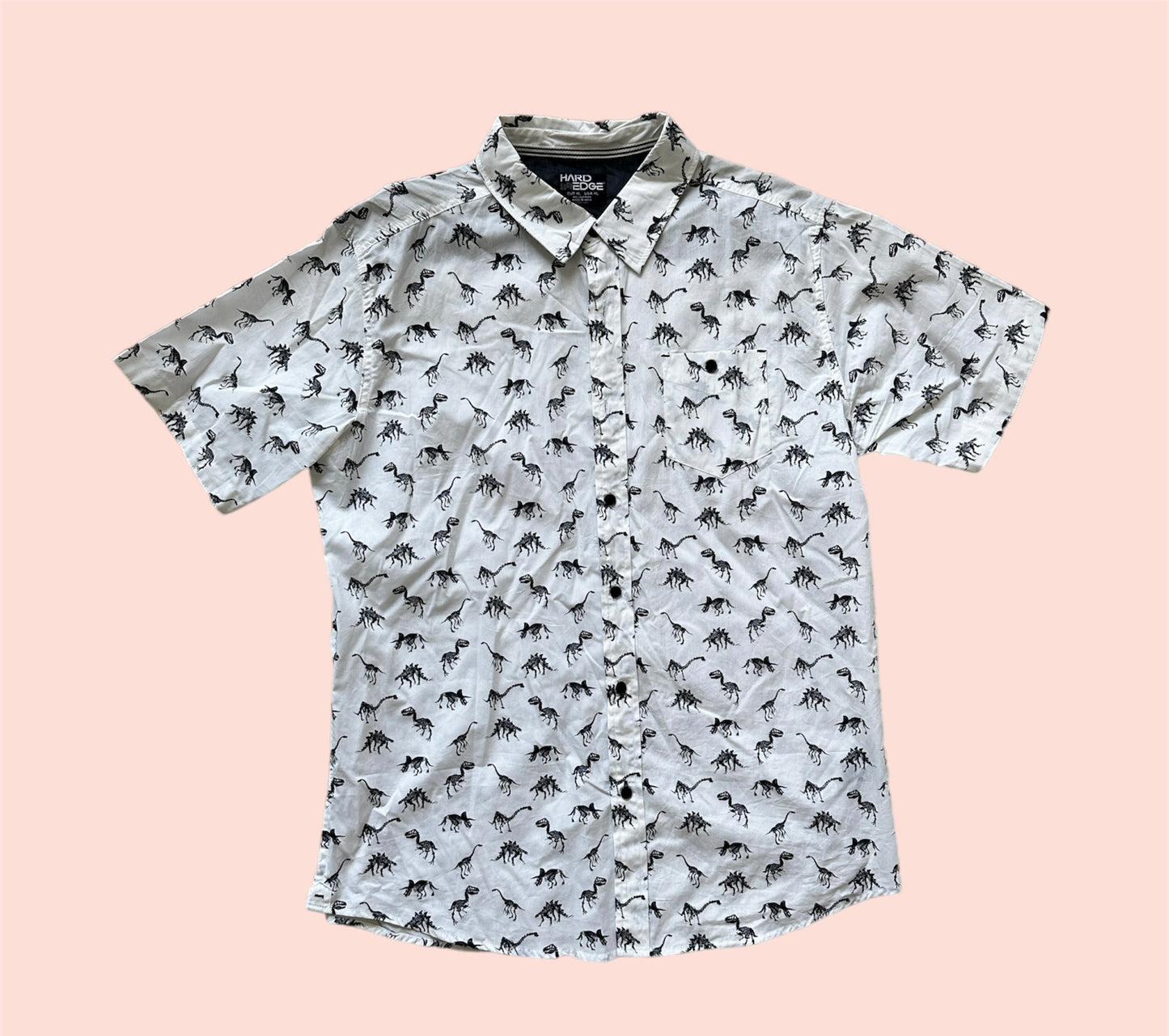 Hard Edge Dinosaur Button Up