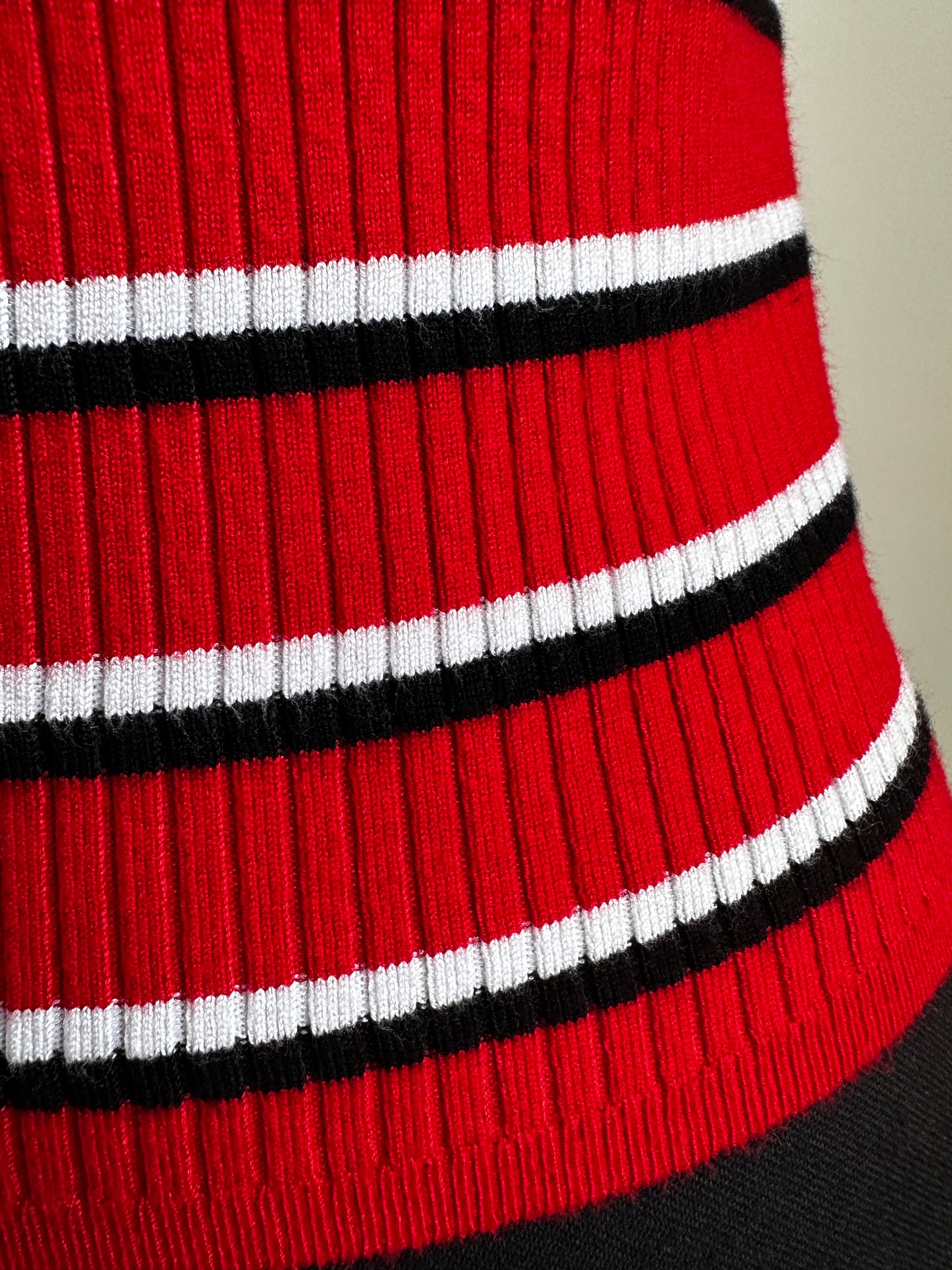 Kendall & Kylie Red Striped Sweater