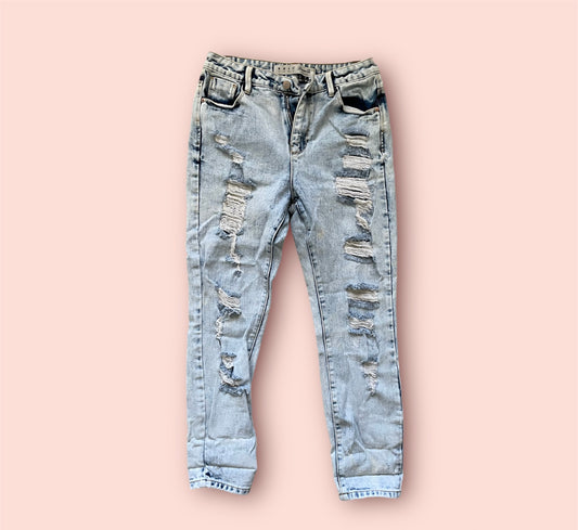 Denim Co Distressed Jean