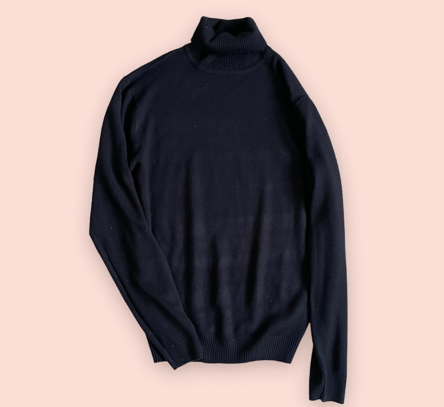 Mens Black Turtleneck