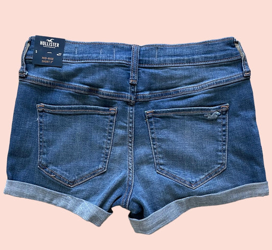 Hollister Mid-Rise Denim Short